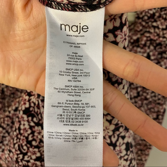 Maje Floral Mini Dress - Picture 4 of 4